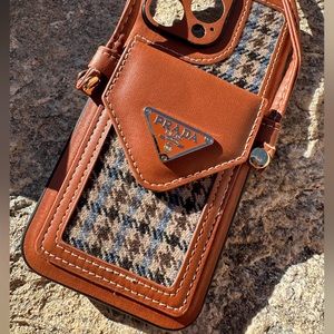 Designer Fashion Prada iPhone 14 Pro Max Case